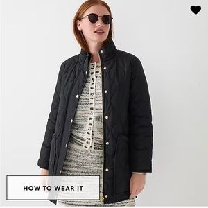 Barely worn J.Crew puffer jacket.